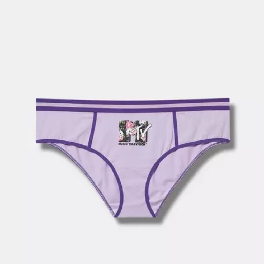 NWT - MTV Mid Rise Cotton Hipster Panty